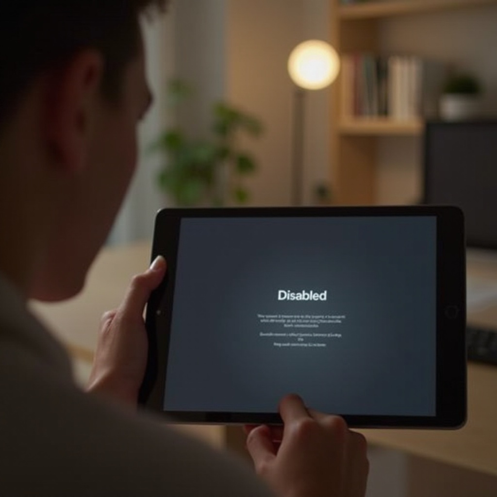 kenapa iPad saya dinonaktifkan