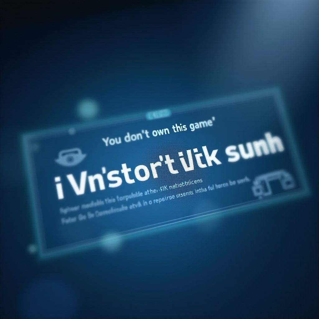 Steam บอกว่าฉันไม่ได้เป็นเจ้าของเกม