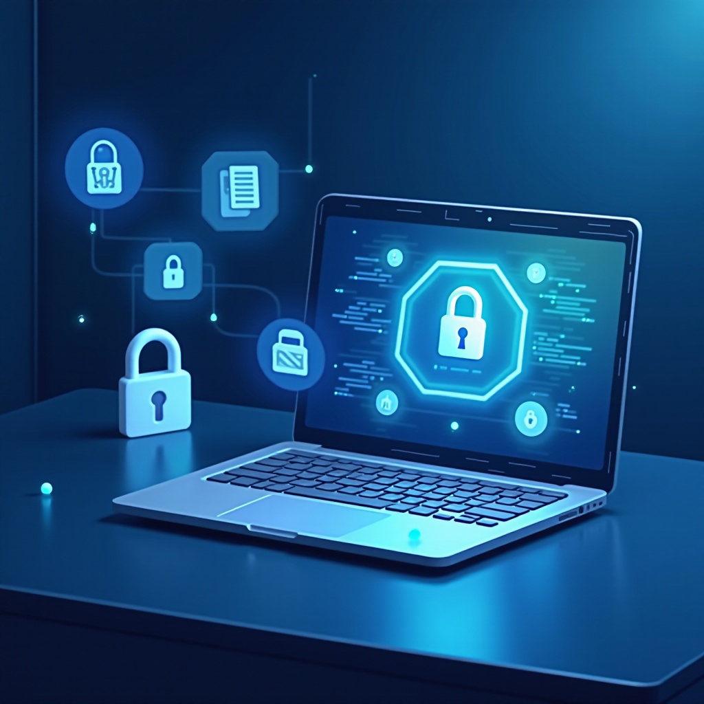 ノートパソコンのロック方法