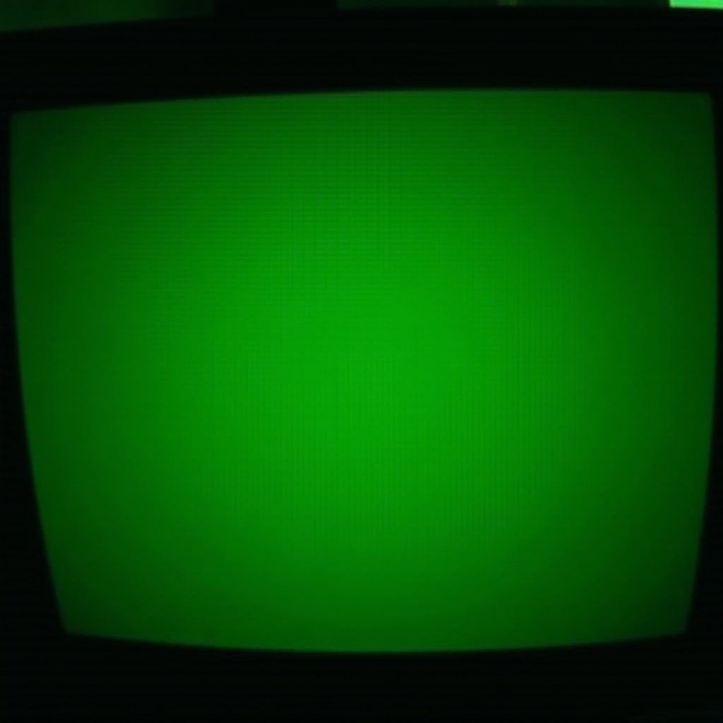 Apa artinya ketika PC Anda layar hijau?