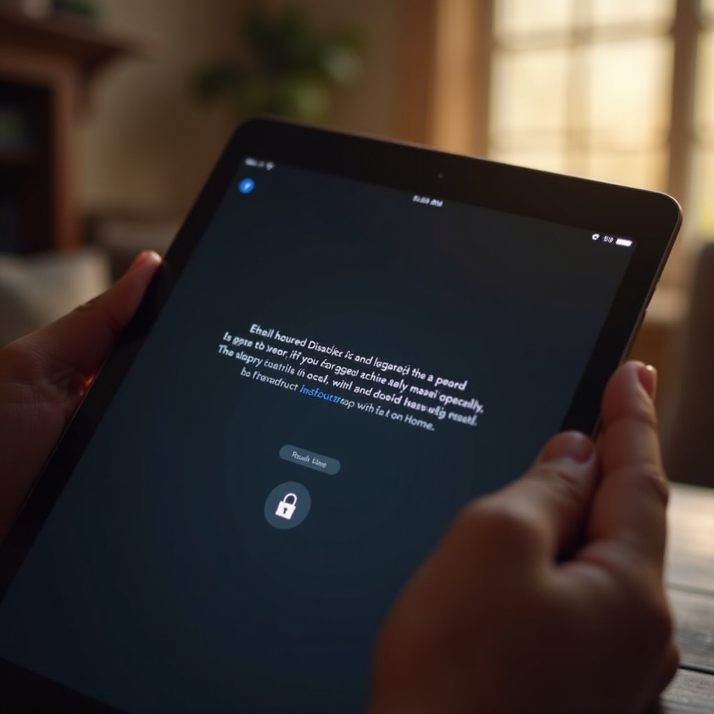 เหตุใด iPad ของฉันจึงถูกปิดการใช้งาน