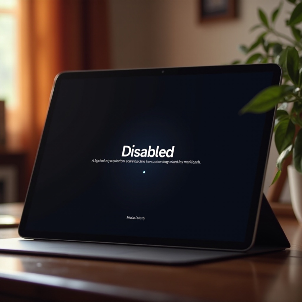 왜 내 iPad가 비활성화되었습니까