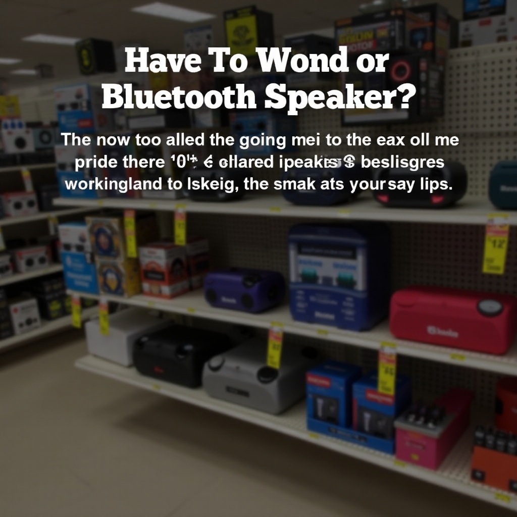 dollar general'da bluetooth hoparlörler