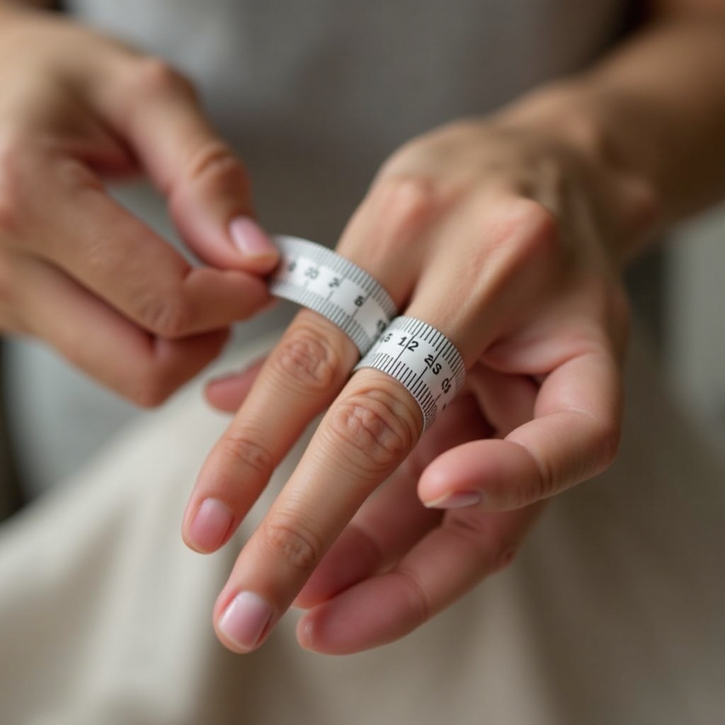 cara mengukur ukuran cincin dalam sentimeter