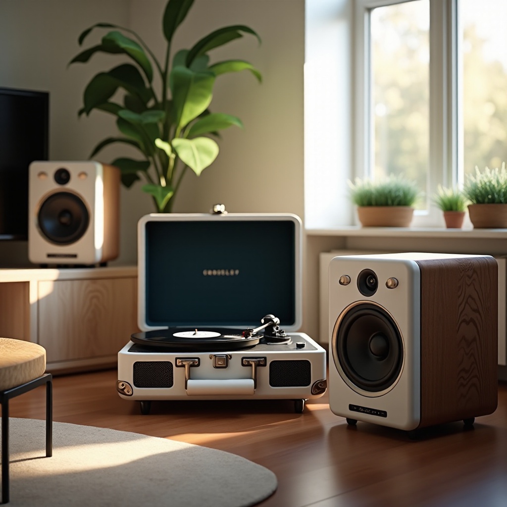 speaker terbaik untuk pemutar rekaman Crosley
