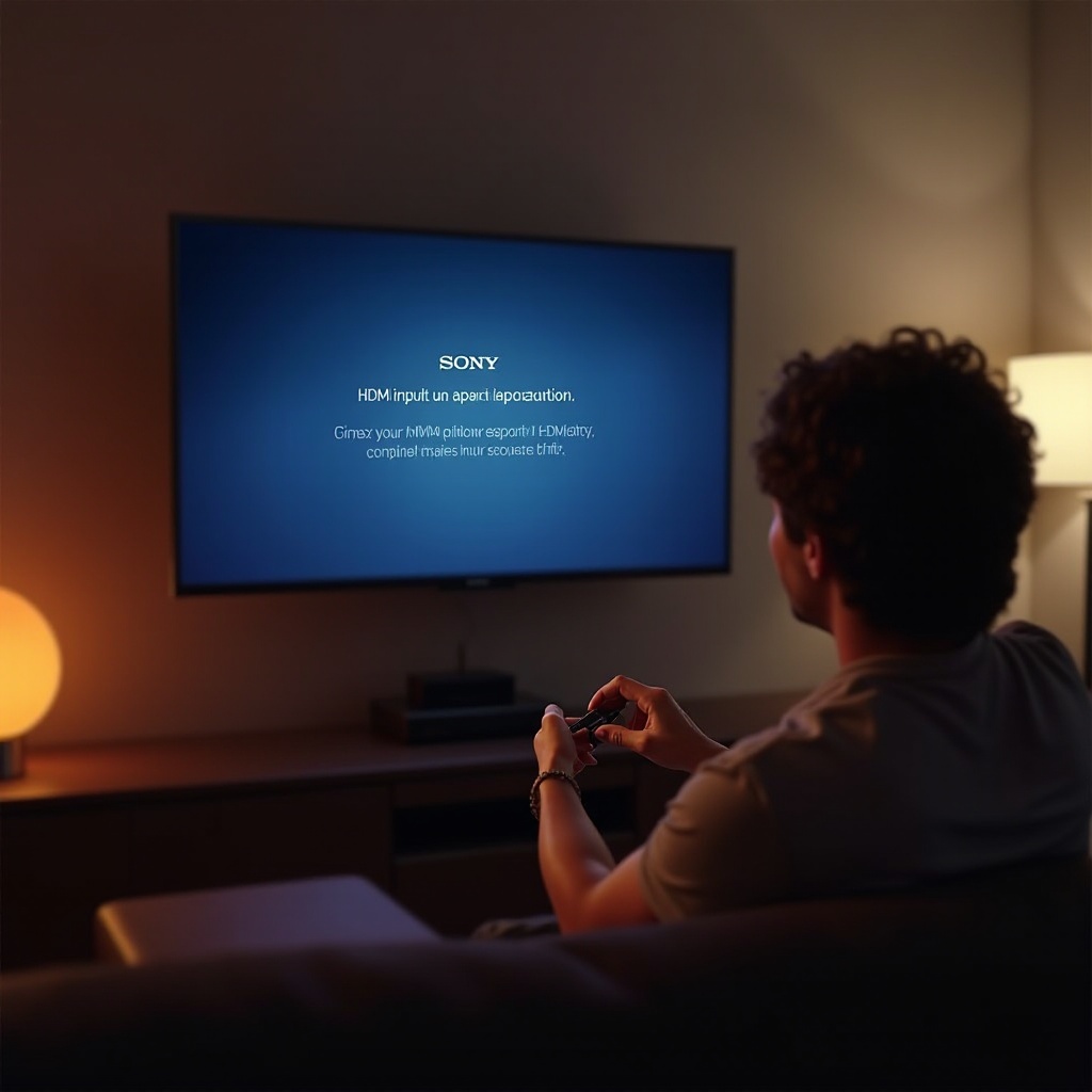 sony tv hdmi girişini tanımıyor