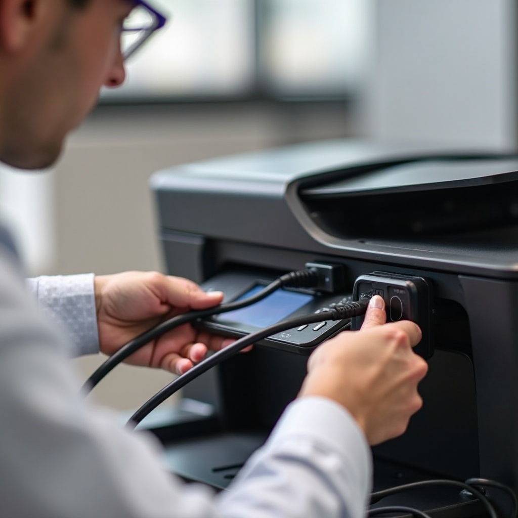 HP 프린터가 켜지지 않음