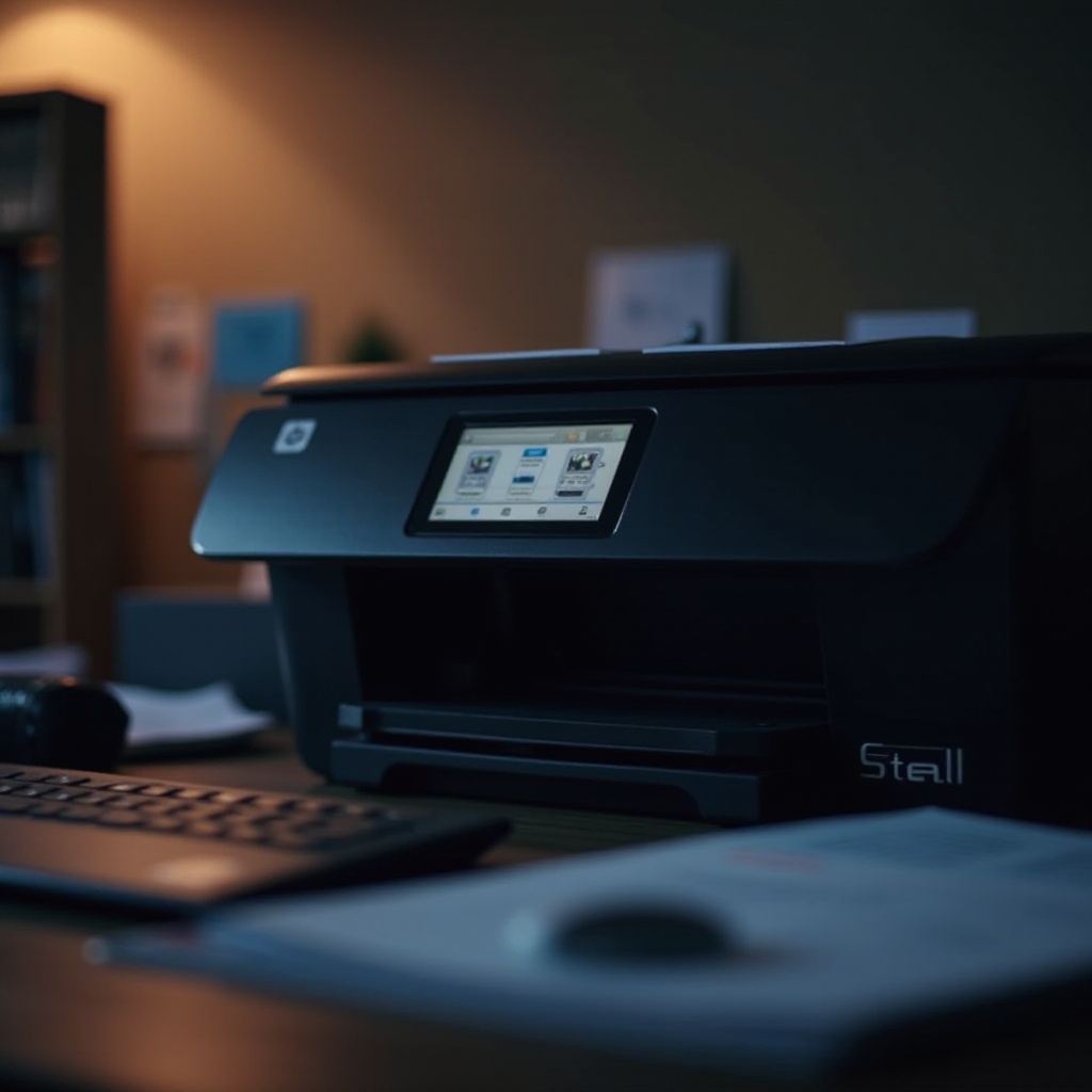 HP 프린터가 켜지지 않음