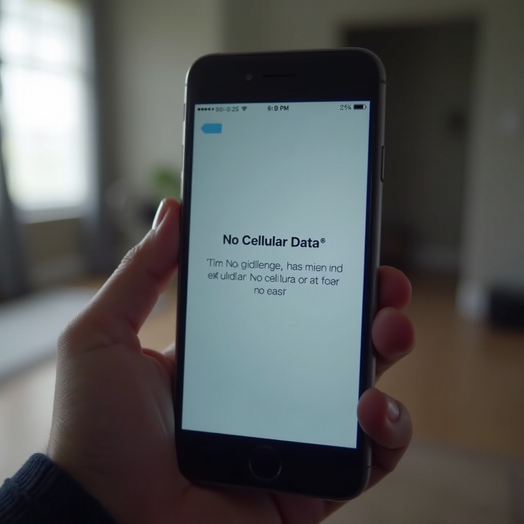 iOS 17 güncellemesinden sonra hücresel veri yok