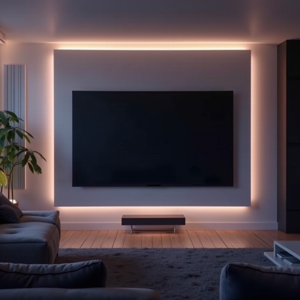 tv led tertipis