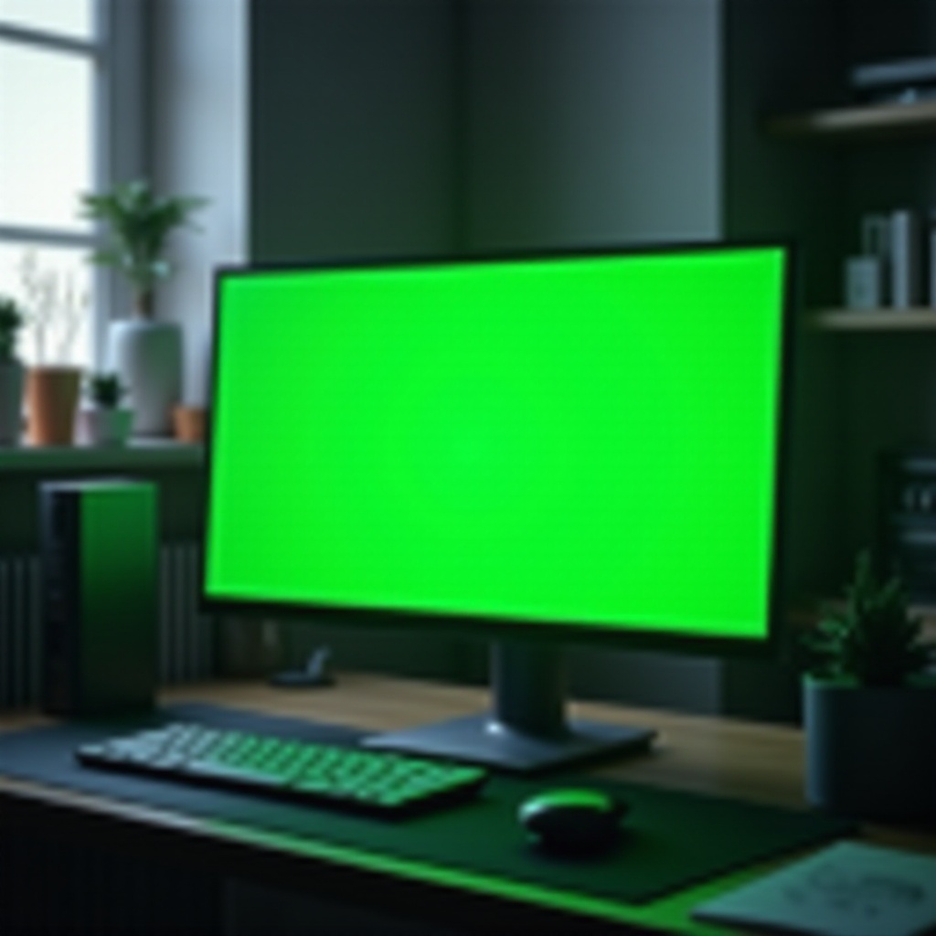 Apa artinya ketika PC Anda layar hijau?