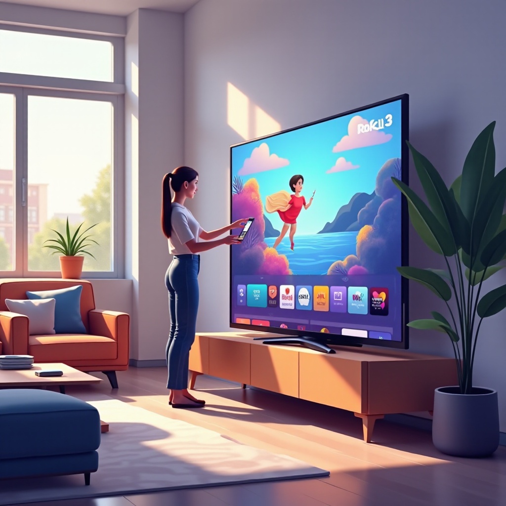 วิธีใส่รูปภาพบน Roku TV