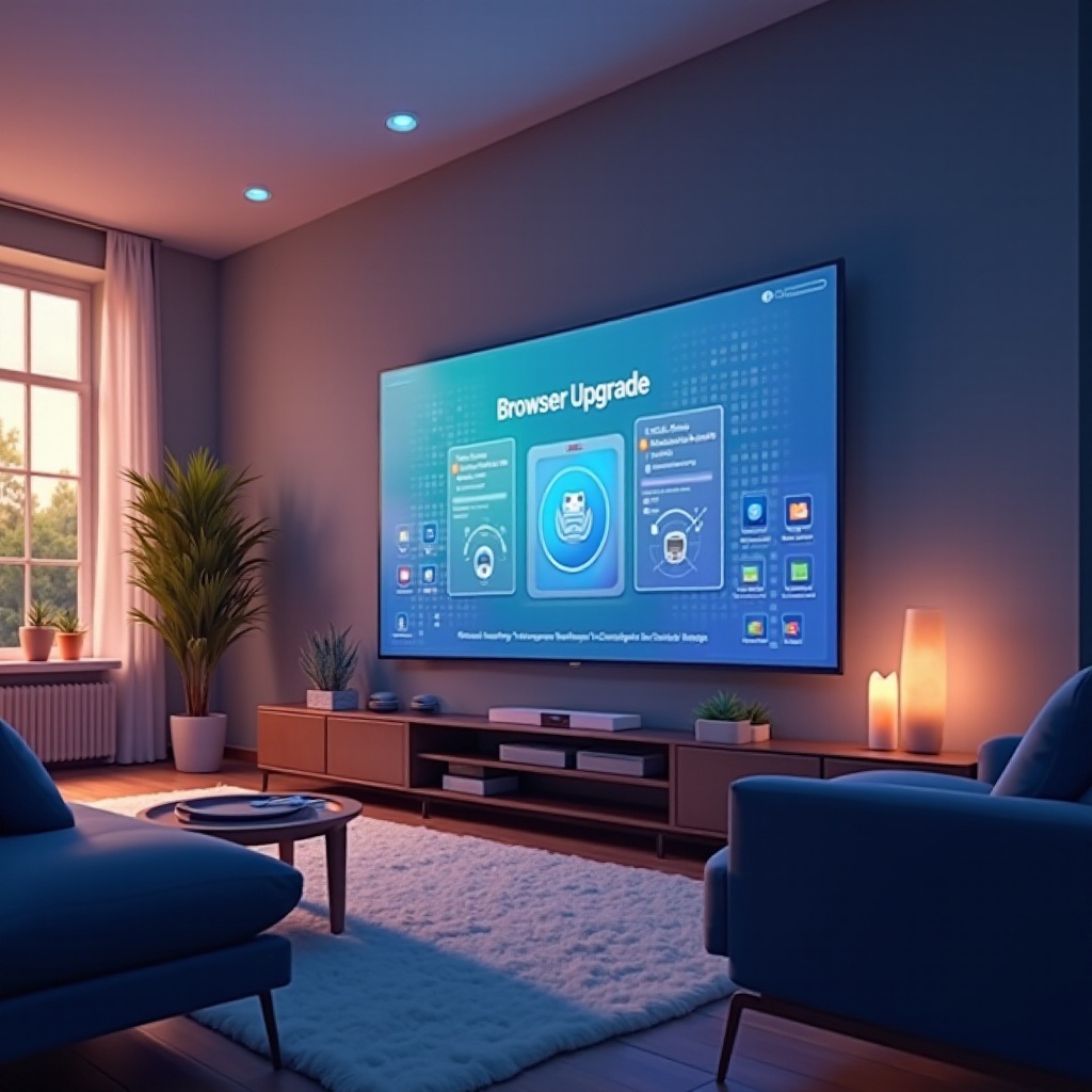 Samsung akıllı TV web tarayıcısını yükselt